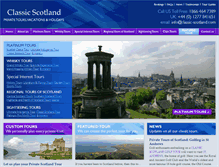 Tablet Screenshot of classic-scotland.com